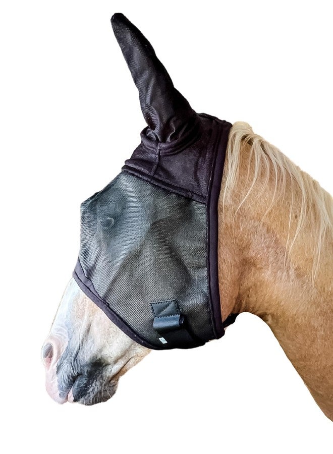 AJ Tack Fly Mask with Ears Medium - Image 2