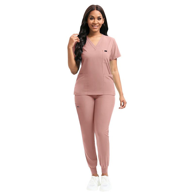 Nursing Scrub Uniforms in Various Colors 42122-Black  - Image 3