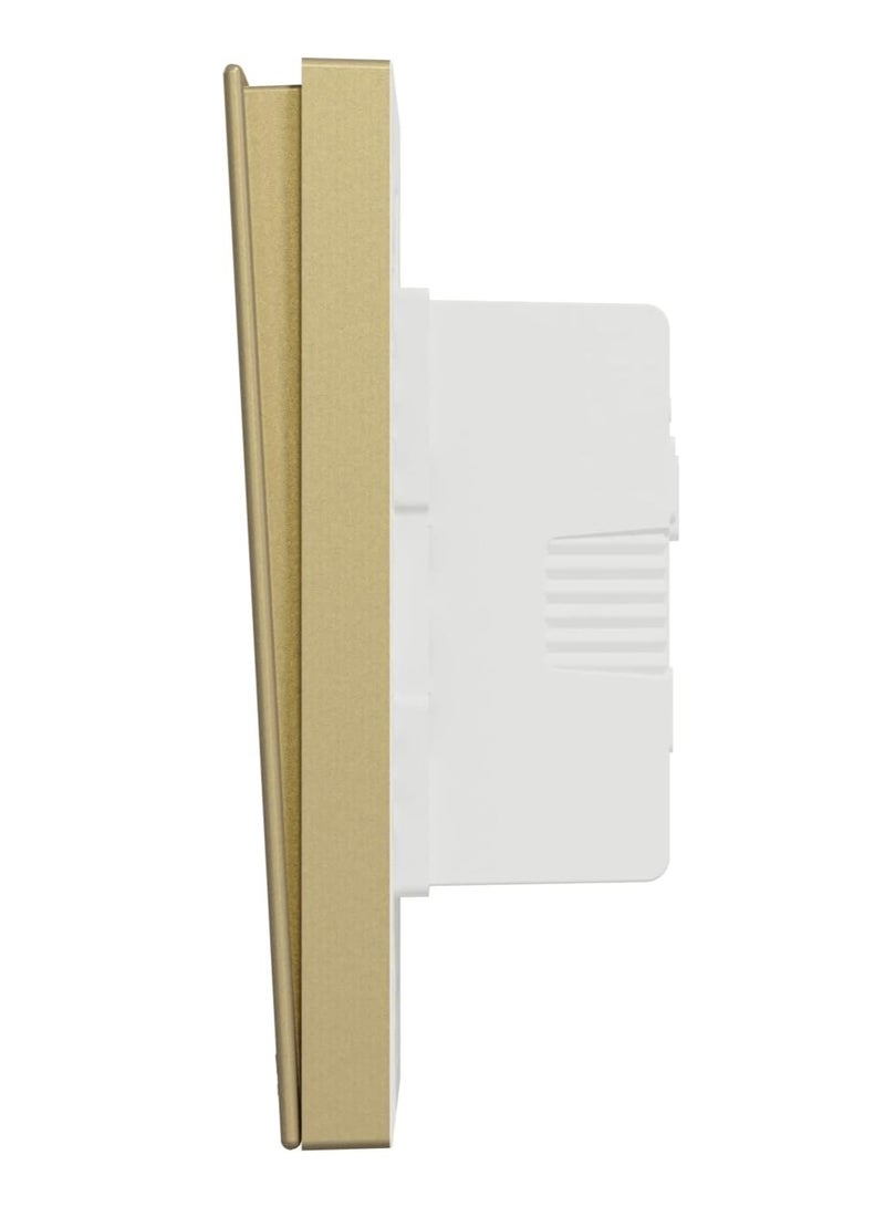 شنايدر AvatarOn C، 2 عصابة، مفتاح، 16AX 250V، ذهبي نبيذي، E8732L2F_WG - Image 2