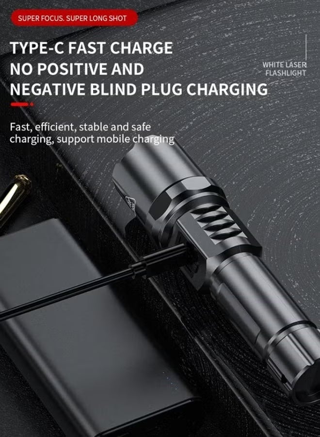 Optico Flashlight Rechargeable Flashlight Portable Flashlight Handheld Flashlights Rechargeable LED Flashlights High Lumens, Super Bright Flashlight Powerful Handheld Flashlight for Camping Emergencies Hiking - Image 5