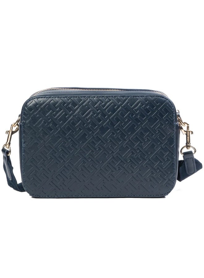 Hilfiger Denim Tommy Hilfiger Navy Women Crossbody Bag AW0AW17221 – Premium Leather Elegant Shoulder Bag - Image 4