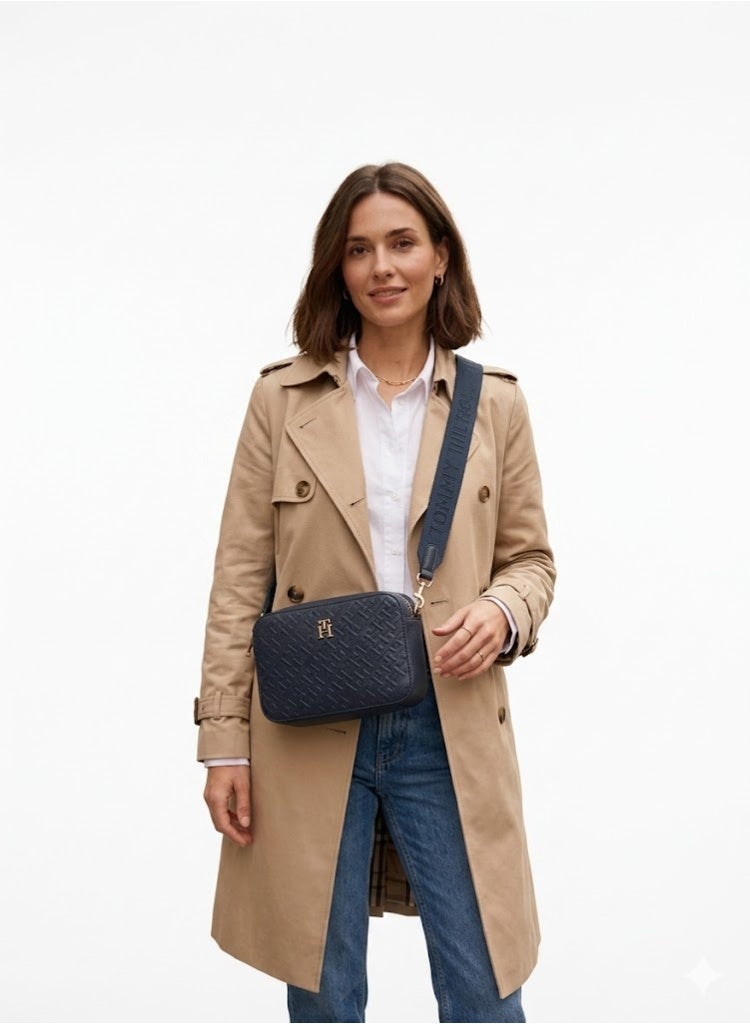 Hilfiger Denim Tommy Hilfiger Navy Women Crossbody Bag AW0AW17221 – Premium Leather Elegant Shoulder Bag - Image 5