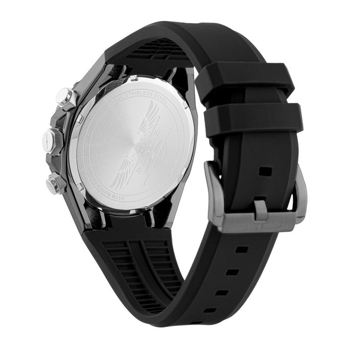 BLADE Ascend Gun 3674G5AGN SS & Silicone Strap Multifunction Men's Watch - Image 4