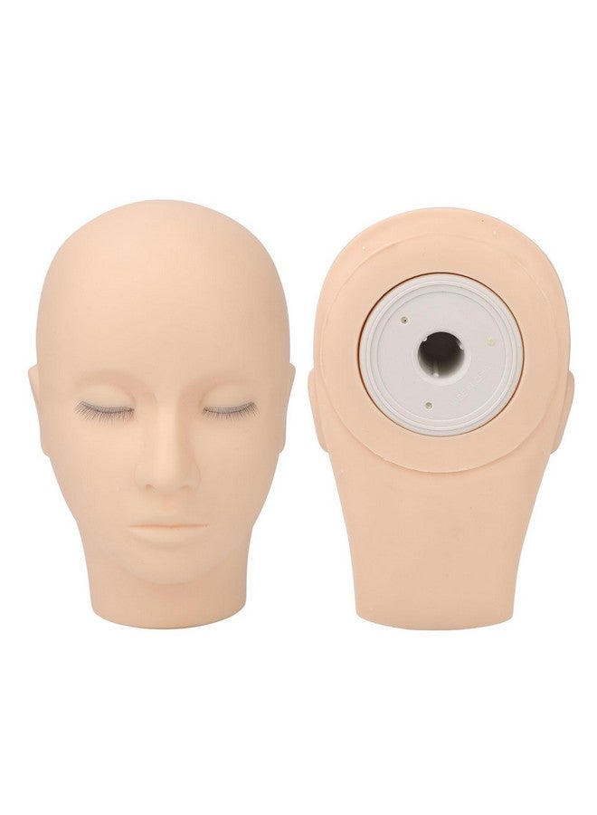 Naroote Eyelash Mannequin Head Silicone 3 Layers High Density Eyelash Practice Head For Salon - Image 2