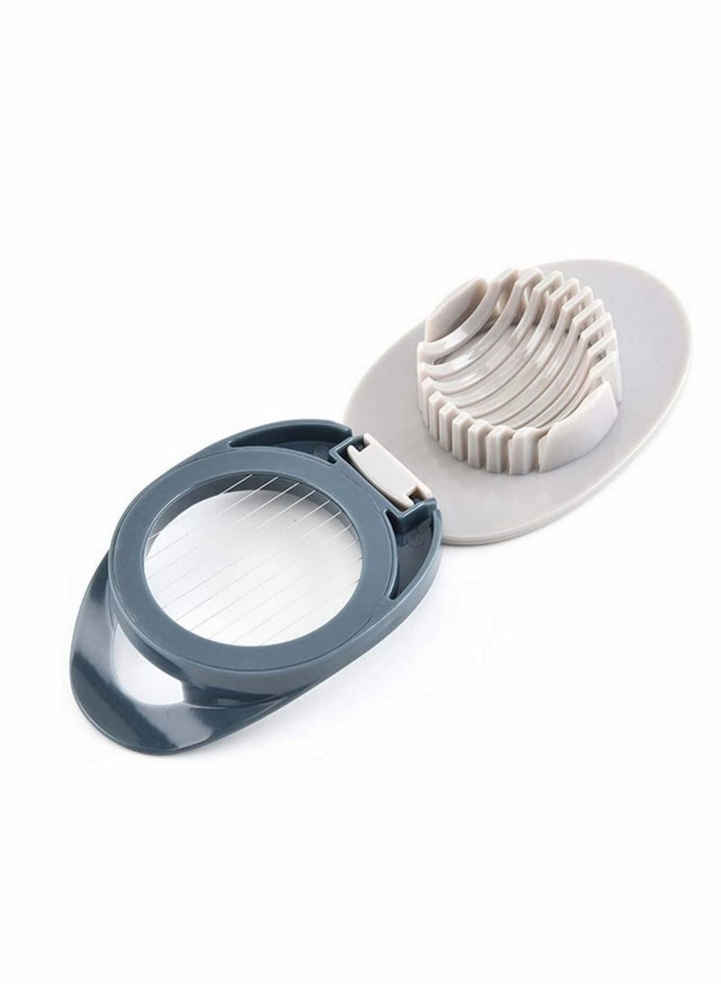 SYOSI Egg Slicer with Stainless Steel Wire for Boiled Eggs Suit Strawberry Mushroom Cutter Easy to Clean Time Saving Wires Hard Fruit Salad - Image 3
