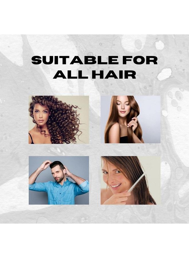 Scarlet Line Professional Diamond Oval Shape Ball Tipped Soft Nylon Bristles Salon Paddle Hair Styling Brush For Men N Women_Black N Rose Gold - Image 5