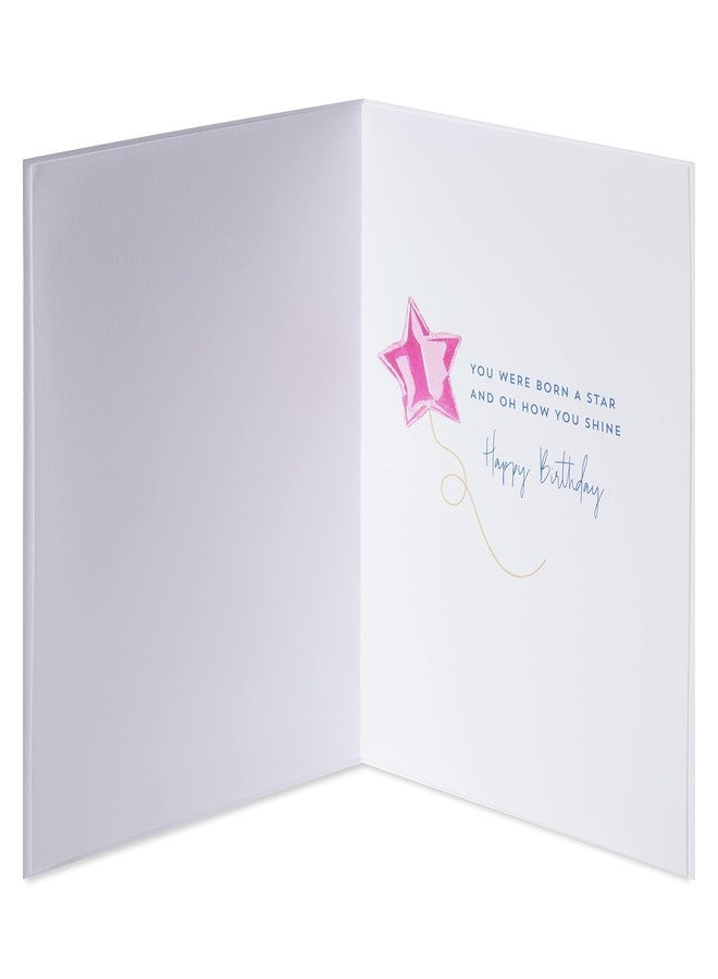 Papyrus Birthday Card for Her - Illustrated by Sandra K Pena (Born A Star) - Image 4