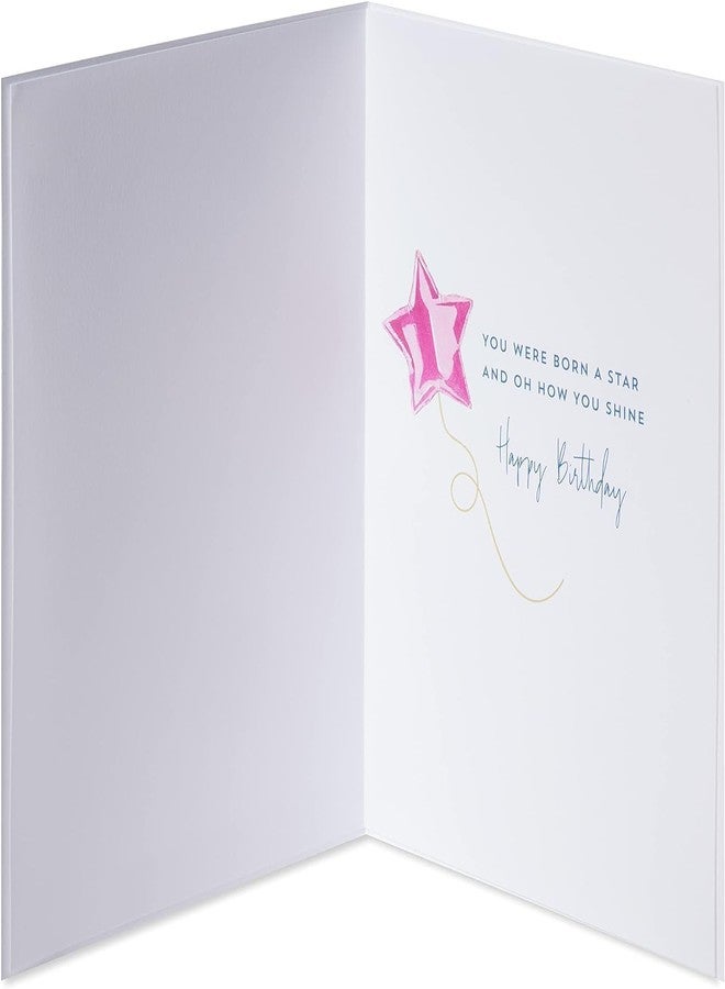 Papyrus Birthday Card for Her - Illustrated by Sandra K Pena (Born A Star) - Image 2