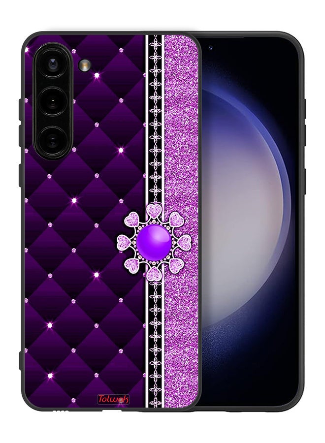 Tolwak Samsung Galaxy S23 Plus 5G Protective Case Cover Glitter Hearts - Image 2