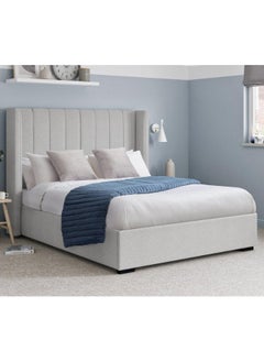 Bed and Mattress Home Cloud Comfort Upholstered Single Size ( 100 X 200 ) Silver Color Bed  - Image 1