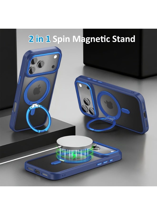 general Phone Case Design for iPhone 17 Pro Max Compatible with MagSafe with Stand, Magnetic Phone Case with Drop Protection, Anti-Fingerprint Protector - Image 5