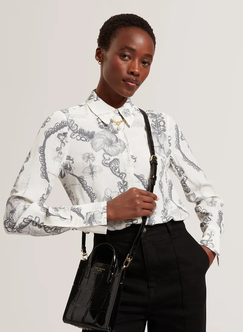 Ted Baker Viienna Croc Effect Tote Bag