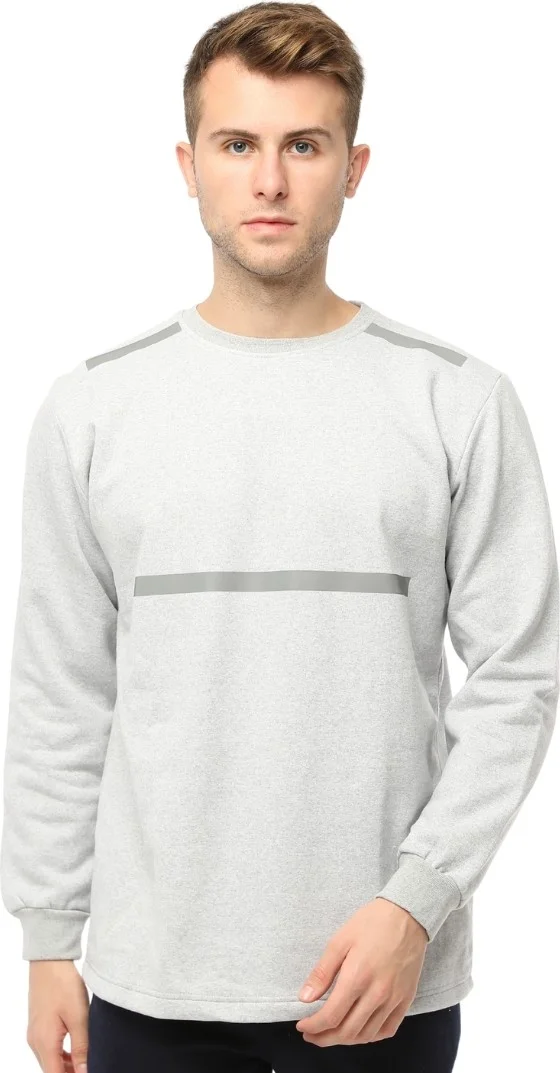 As kurumsal As Corporate Reflective 2 Thread Zero Collar Sweatshirt / Gray