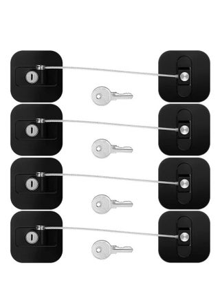 4-Piece Baby Proof Refrigerator Lock With 4 Keys - pzsku/Z7E7A401E2887BACD7D5BZ/45/_/1728890887/c0df55cc-d888-4c8e-b908-2c6b936d2f45