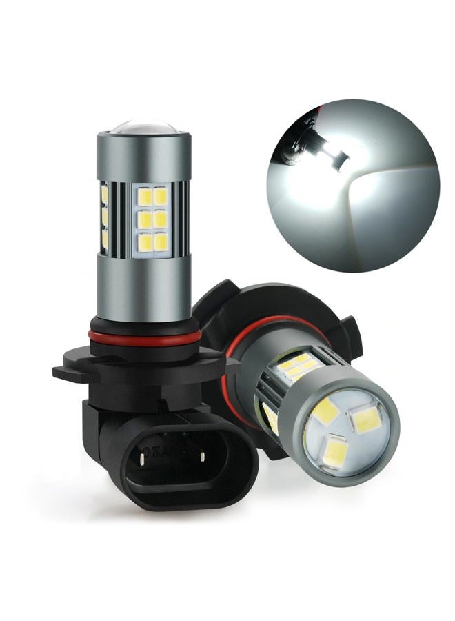 iFunyLED H10 LED Fog Bulbs, Super Bright 9145 9140 LED Fog Lights 6500K Cool White, Plug and Play, Replacement Lights for Cars Trucks SUV, Pack of 2 - Image 1