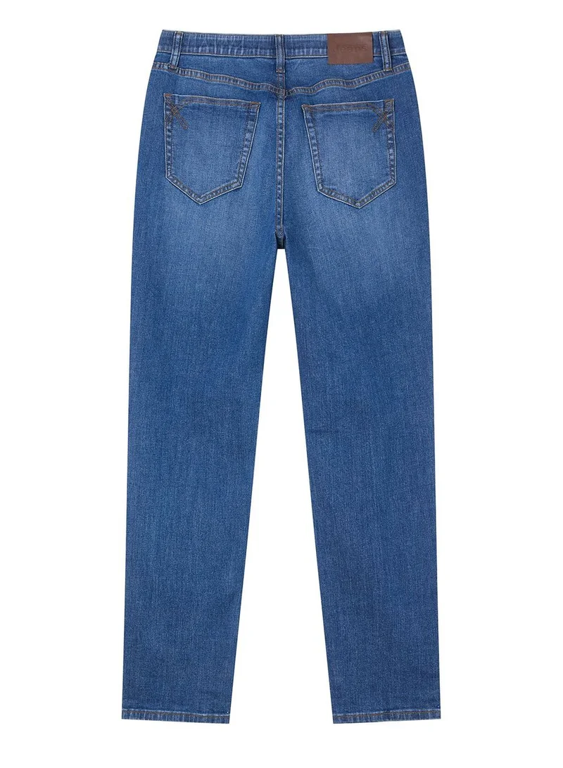 Giordano  Men's Comfort Stretch Denim Regular Tapered 2.0 Jeans for Men | Best Price UAE