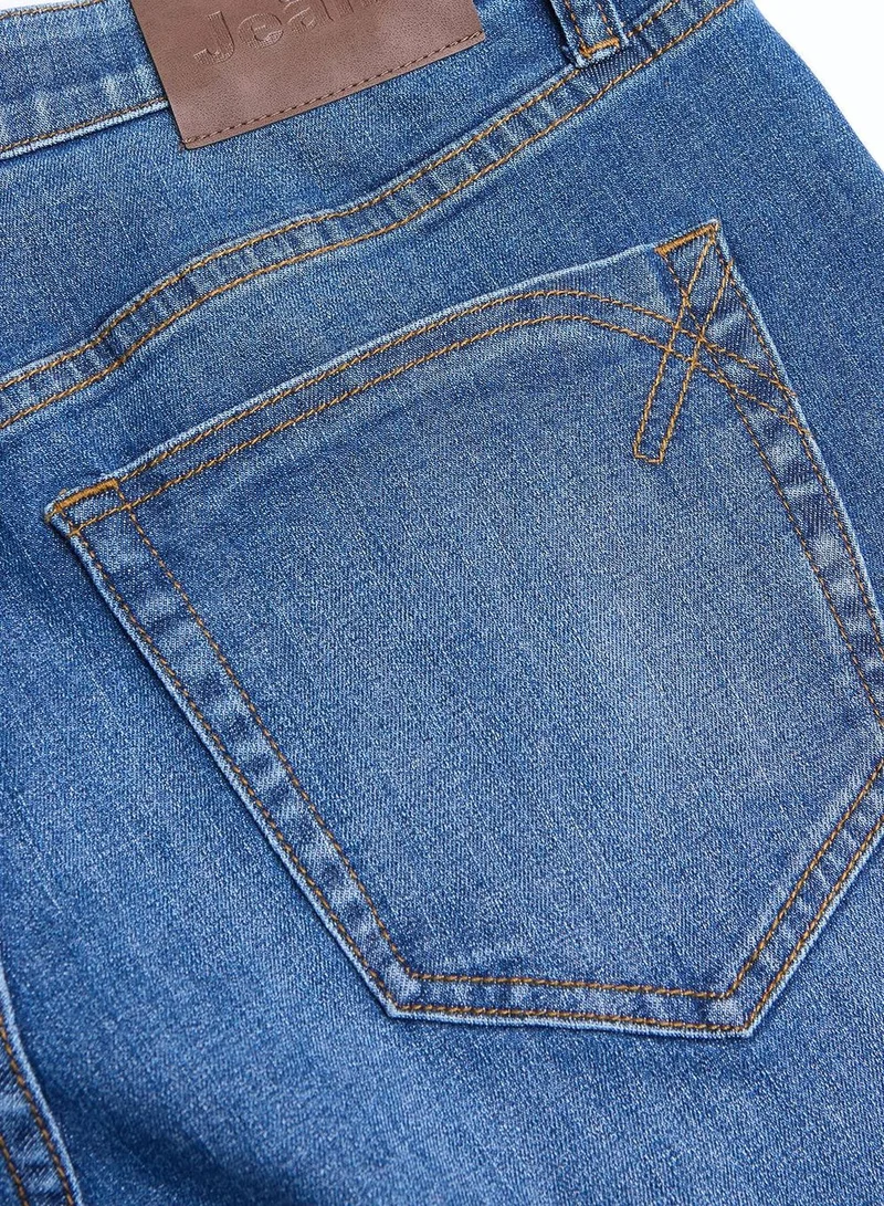 Giordano  Men's Comfort Stretch Denim Regular Tapered 2.0 Jeans for Men | Best Price UAE