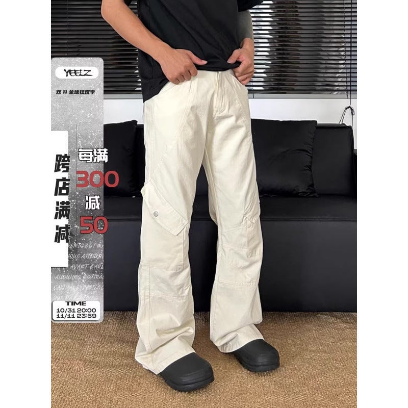 Unisex Classic Denim Jeans Loose Fit Daily Outdoor Wear - Image 2