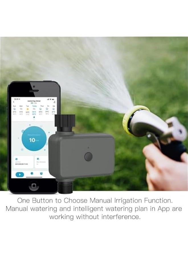 HOOKOR - WiFi Hose Timer Sprinkler Timer, Watering Timer for Hose, Faucet Timer for Water Hose Sprinkler, Smart Sprinkler Irrigation Timer, Independent Watering Schedule, Waterproof - Image 1