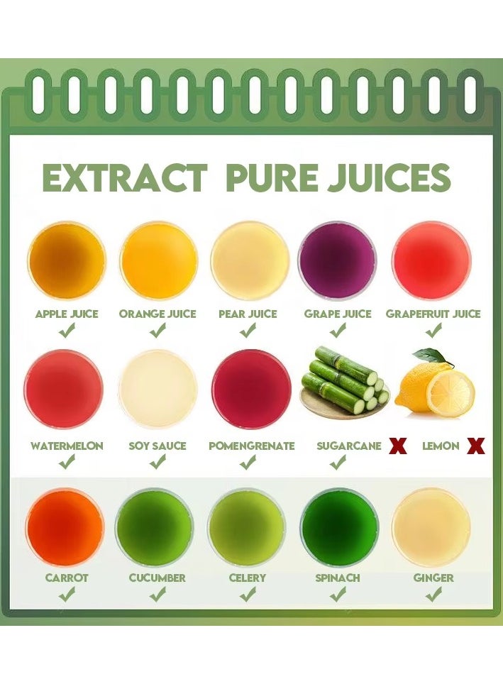 ET-LIFE - Slow Masticating Juicer, Slow juicer, Fruit/Vegetable Juicer, Cold Press Juicer with High Output - Image 1