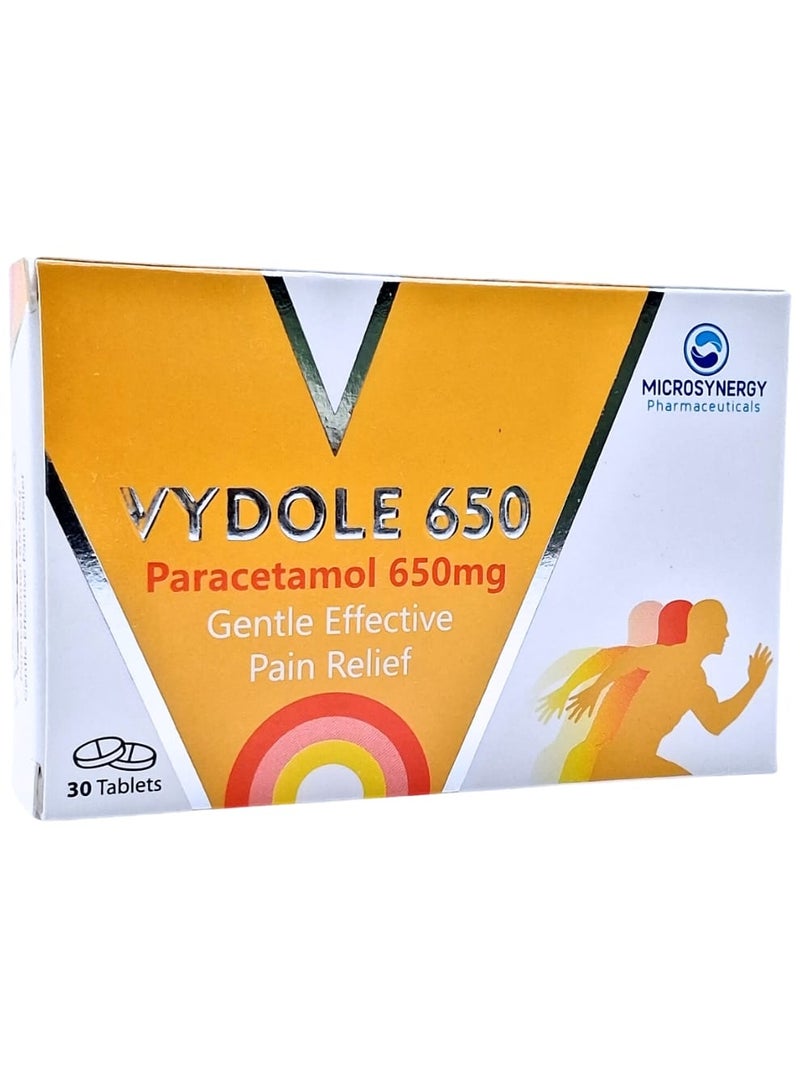 MICROSYNERGY VYDOLE 650MG TAB 30S - Image 1