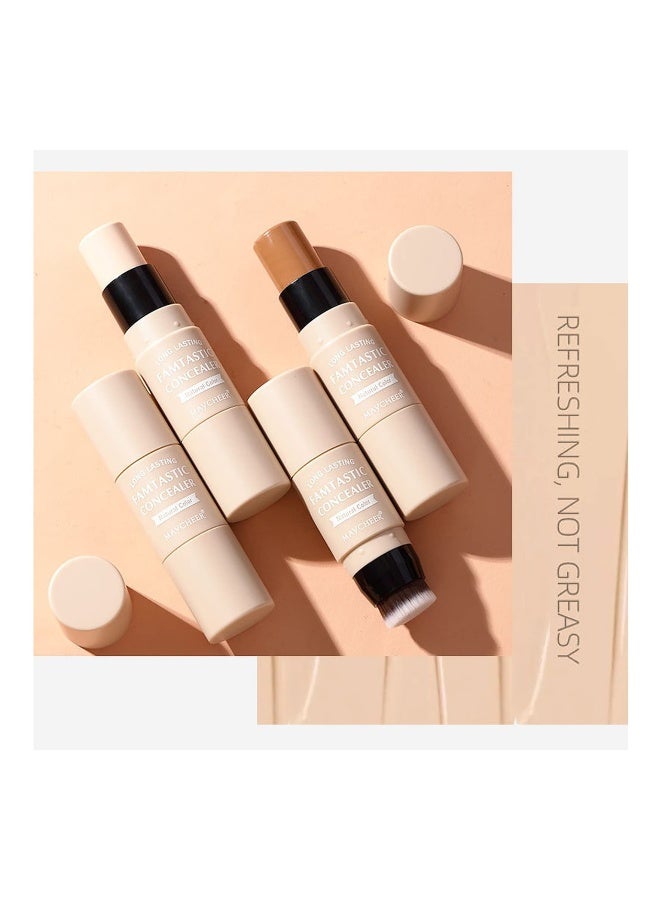 3 Pcs Blush Stick with Brush, Waterproof Multi Cream Blush Stick Makeup, Lightweight, Long-lasting, Easy To Use, 2 in 1 Multi Stick Blush for Cheeks & Lip Tint & Eyeshadow Makeup, for All Skin - Image 2