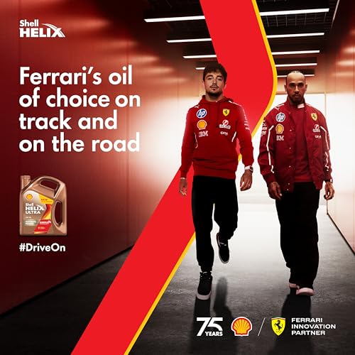 Shell Helix Ultra 5W-40 API SQ Fully Synthetic Engine Oil for Petrol, Diesel, CNG/LPG Cars (4 L) - Image 2