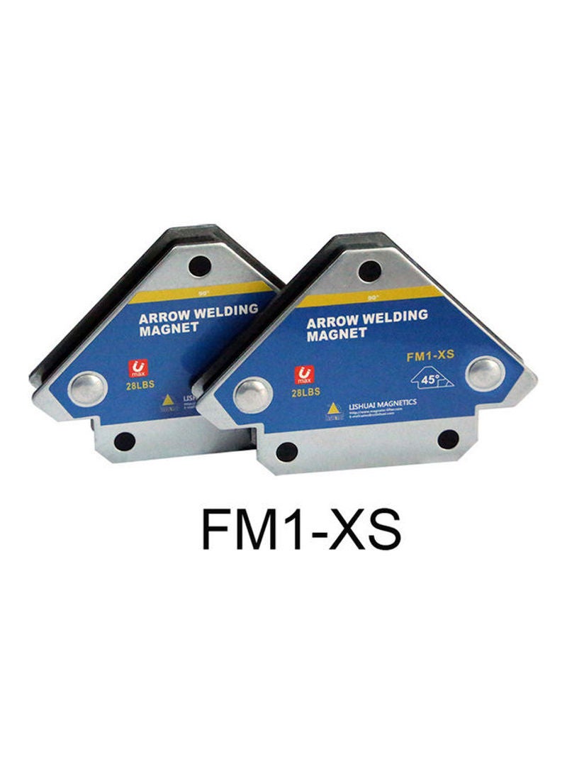 NIBEMINENT 4-Piece Magnetic Welding Fixer 45° 90° 135° Multi-angle Magnet Weld Positioner Ferrite Auxiliary Locator Tools Multicolor 15cm - Image 3