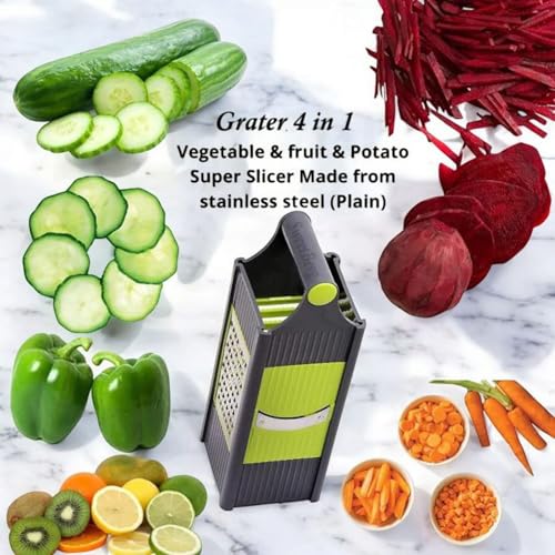 ARTO Multi-Purpose Box Grater Interchangeable Blades,(Multicolor) - Image 5