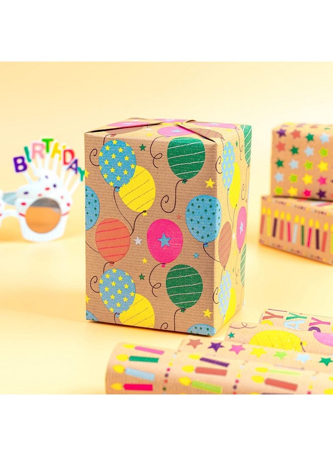 Wrapping Paper Kraft Paper - Colorful Birthday Text Wrap Design - 4 Rolls - 30 Inches X 10 Feet Per Roll - pzsku/Z7E7AFDF292F2C2D73D5CZ/45/_/1733728828/9fafbb4f-78f0-413f-9579-5b6c00772f36