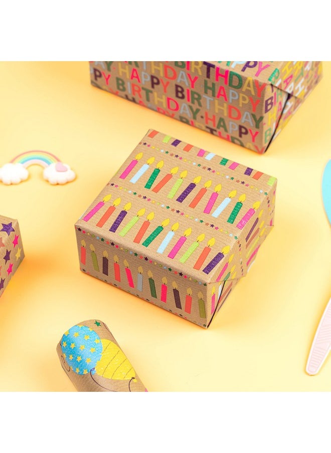 Wrapping Paper Kraft Paper - Colorful Birthday Text Wrap Design - 4 Rolls - 30 Inches X 10 Feet Per Roll - pzsku/Z7E7AFDF292F2C2D73D5CZ/45/_/1733728835/6edb2b70-6c81-4566-9d71-95f77d424c2b