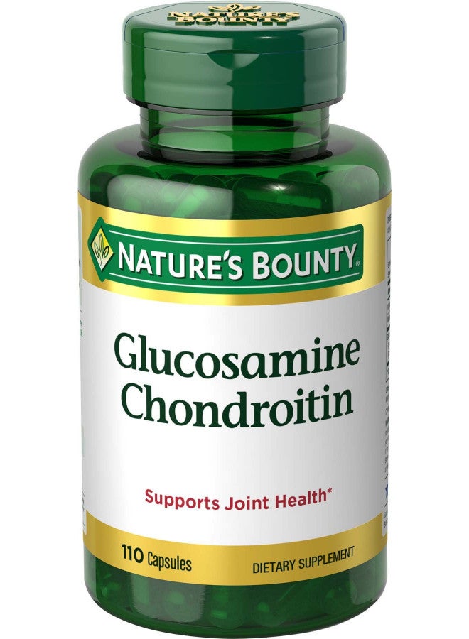 NATURE'S BOUNTY Nature's Bounty Glucosamine Chondroitin Pills and Dietary Supplement, Support Joint Health, 110 Capsules  - Image 2