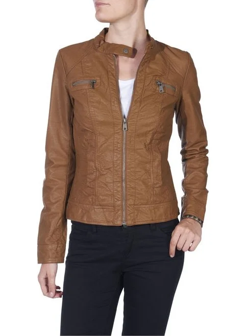 ONLY Women's Leather Coat 15081400
