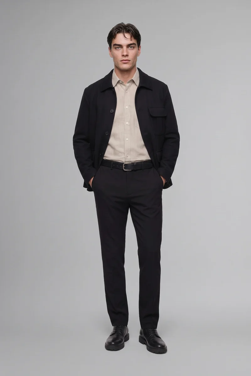 Regular Fit With Pockets Trousers