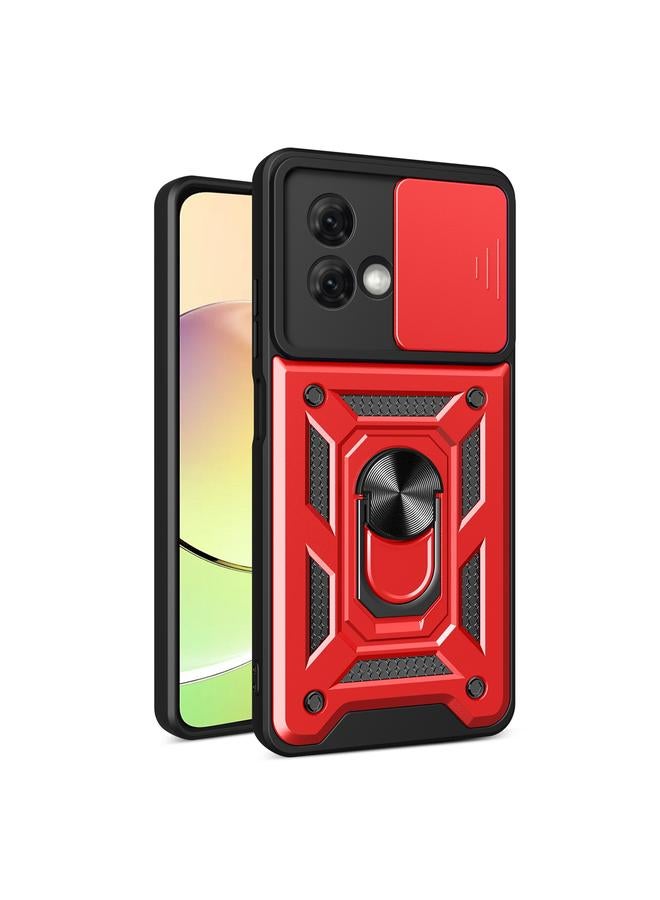 اس-توب جراب لهاتف Motorola Moto G84 بتصميم غطاء كاميرا منزلق من مادة TPU الهجينة لهاتف الكمبيوتر الشخصي - Image 1