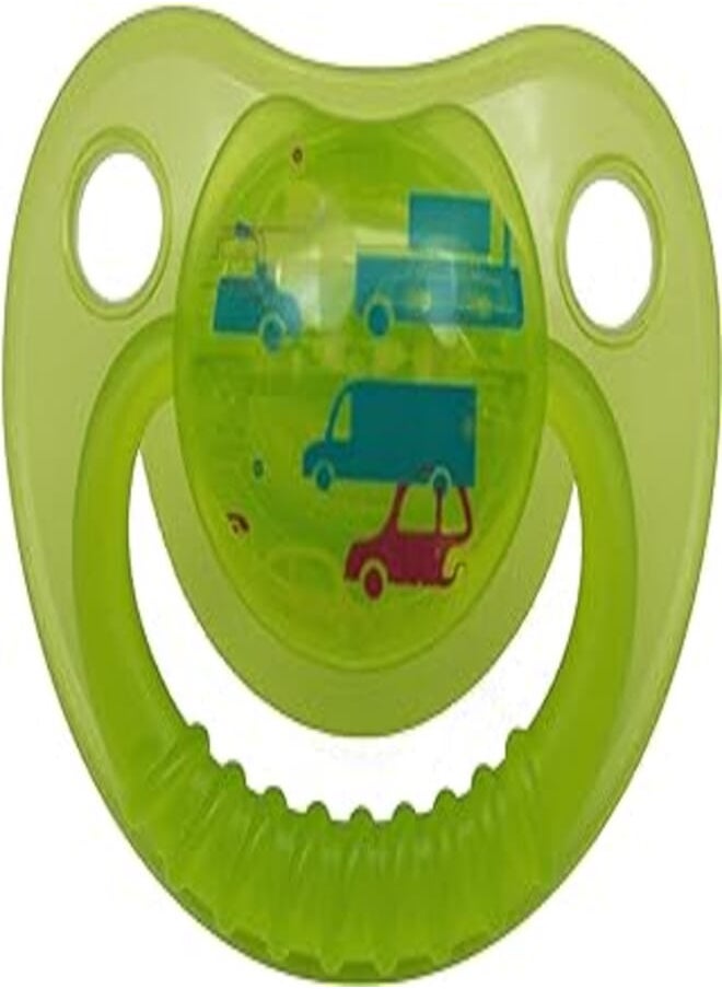 Safari Safari Baby CHERRY SOOTHER WITH CAP +6 M Green 