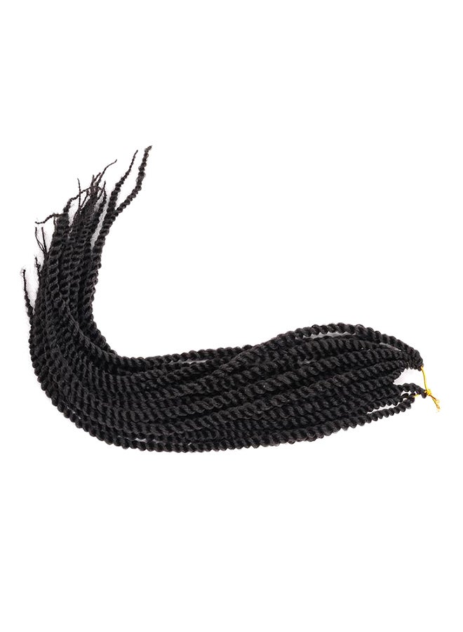 Long Braid Hair Wig Black 18inch