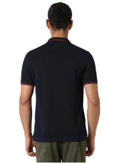 Van Heusen Van Heusen Men's Regular Fit Polo T-Shirt (VSKP517S011411_Navy L)  - Image 5