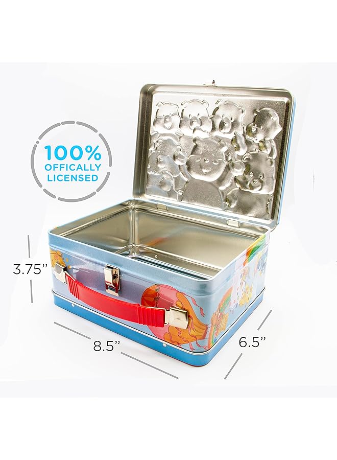 erorex Care Bears Fun Box Sturdy Tin Storage Box With Plastic Handle And Embossed Front Cover Officially Licensed Care Bears Merchandise And Collectible Gifts One Size  - Image 2