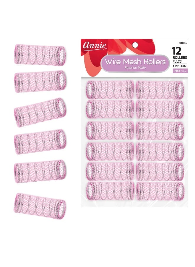 Annie Annie 118 Wire Mesh Hair Rollers 12 Pcs  - Image 1