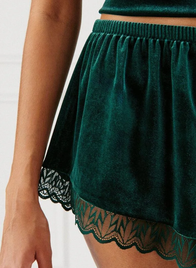 UNDIZ Velvet shorts