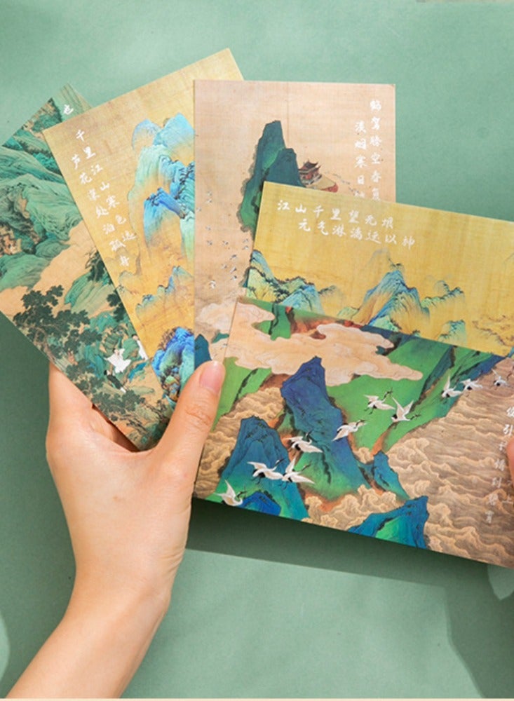 Chinese style Qianli Jiangshan Handbook Set Gift Box Student Notebook High Beauty Birthday Gift - Image 4