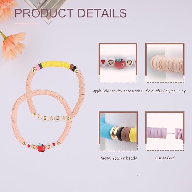LYART 12Pcs Teacher Appreciation Bracelets Gifts in Bulk for Women, with Thank You Message Cards from Student, Teacher Bracelet Jewelry Gifts Bulk for Women - Image 5