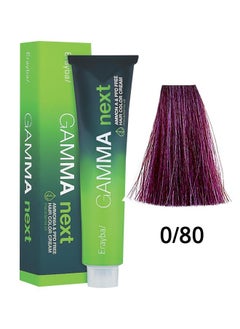 Erayba Gamma  Next colr cream Permanent  free ammonia  Mix purple  0/80  - Image 1