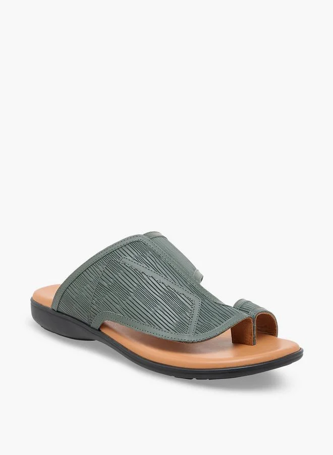 Al Waha Men Textured Arabic Sandals