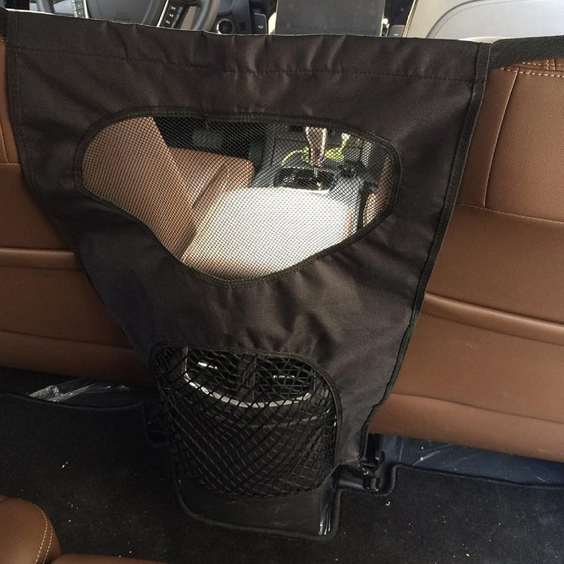 Dog Car Backseat Barrier, Mesh Barrier for Driving, Vehicle Travel Dog with Up Wire Frame, Claw Proof Mesh, Lightweight and for SUV Sedan - Image 2
