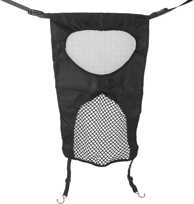Dog Car Backseat Barrier, Mesh Barrier for Driving, Vehicle Travel Dog with Up Wire Frame, Claw Proof Mesh, Lightweight and for SUV Sedan - Image 1