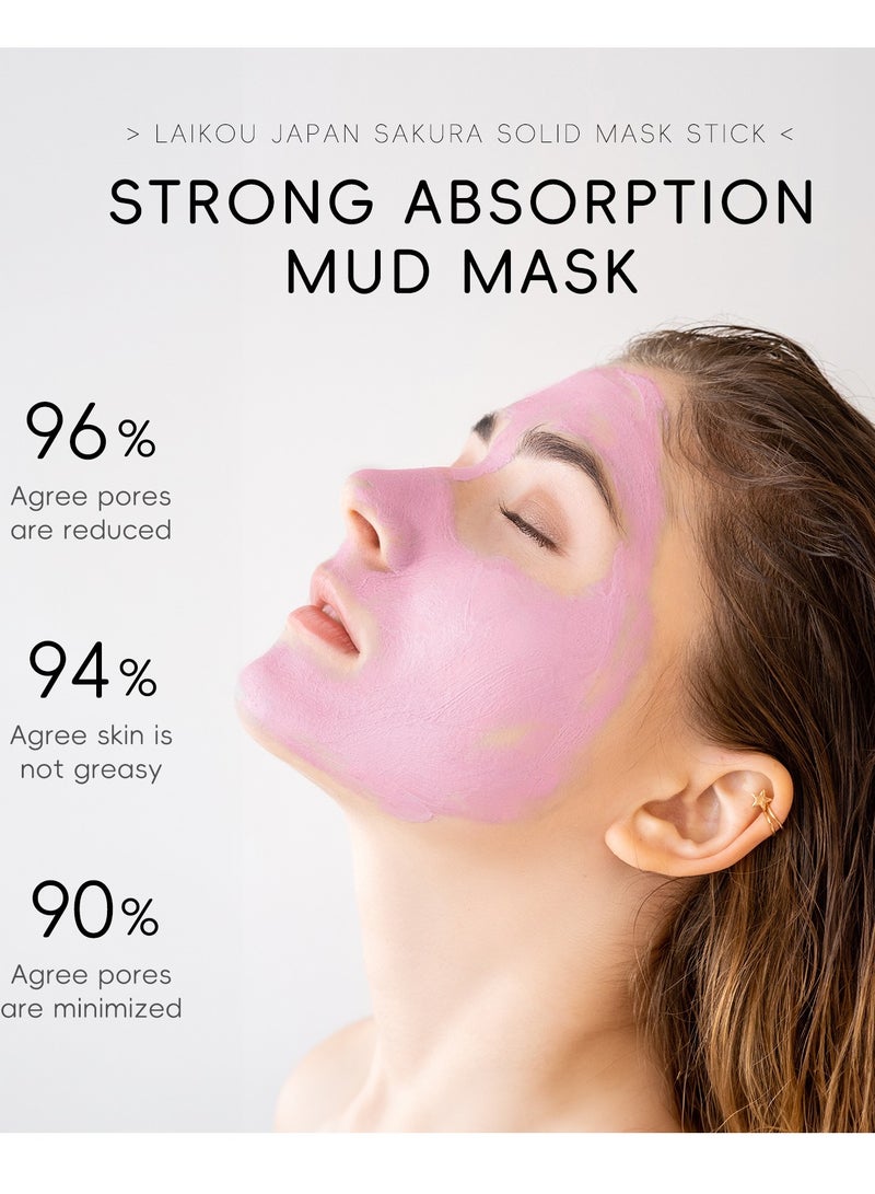 BARUBT عصا طين المسام بالفراولة تقشر بلطف وترطب تساعد على تفتيح البشرة مع مستخلص التوت البري وحمض الجليكوليك قناع طين للوجه مصغر للمسام تنظيف عميق لقناع الوجه عصا للرجال والنساء 40غ - Image 5