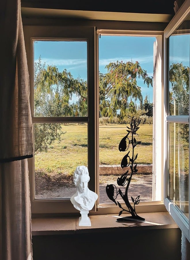 جارنيك تمثال نصفي من قطعة واحدة من جارنيك، ديكور رجولي، تمثال نصفي يوناني، ديكور يوناني، تماثيل يونانية صغيرة، تماثيل لملحنين موسيقيين، تمثال نصفي لبيتهوفن، ديكور فني، رسم، نحت، نحت مشهور، جبس، جبس أبيض - Image 5