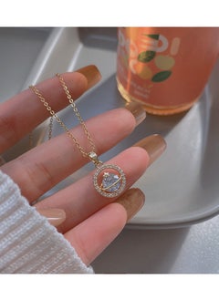 Generic Girls Necklace Ladies Fashion Temperament Clavicle Chain Gold Necklace, Women's Jewelry Accessories Suitable For Gifts For Family Friends And Classmates  - Image 3